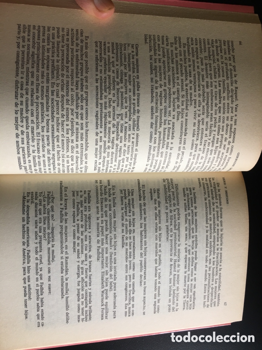 Libros: SEXO Y DESTINO. GERMAINE GREER. - Foto 8