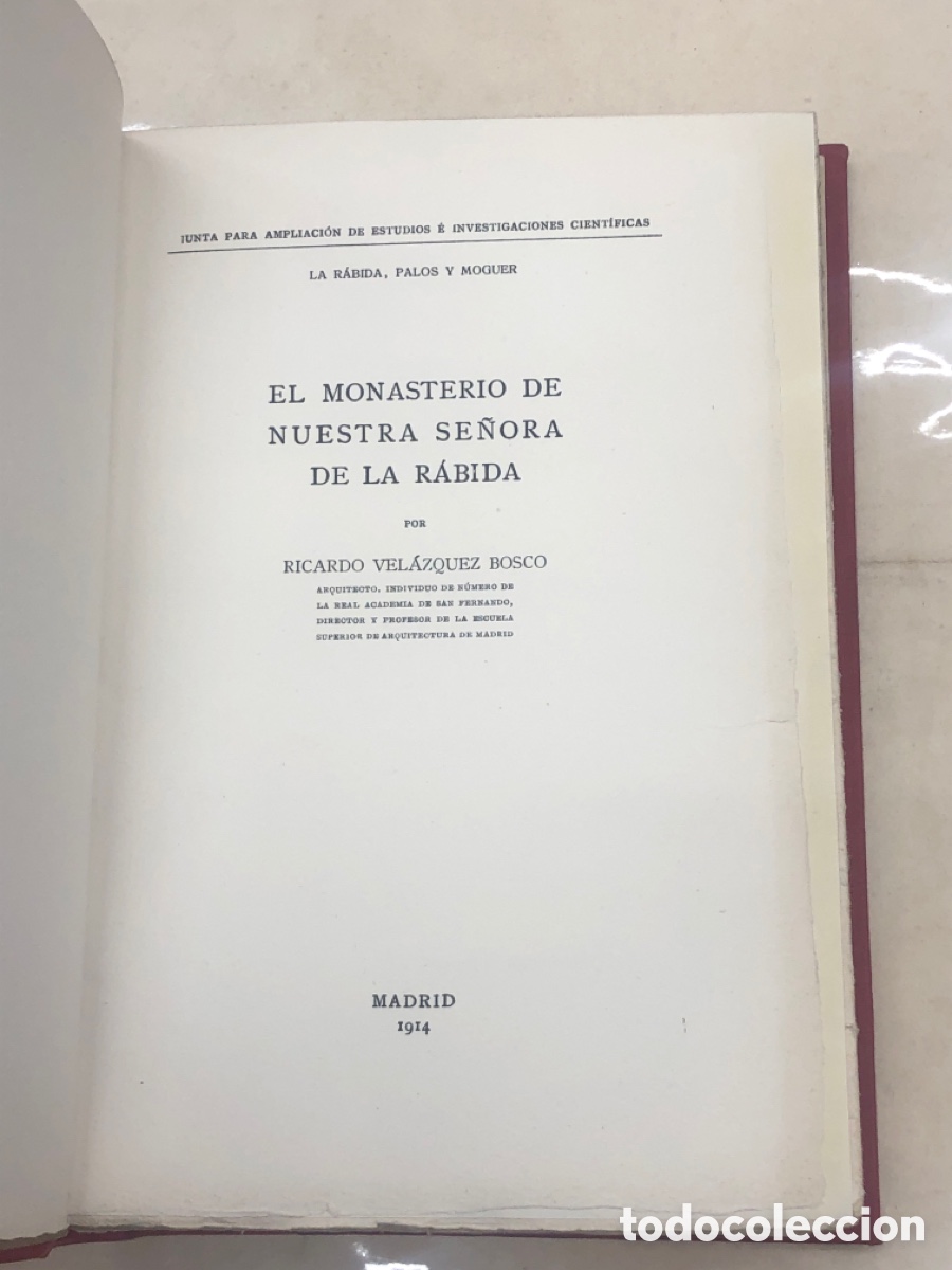 Libros: EL MONASTERIO DE NUESTRA SE&Ntilde;ORA DE LA R&Aacute;BIDA. - VEL&Aacute;ZQUEZ BOSCO, Ricardo. - Foto 3