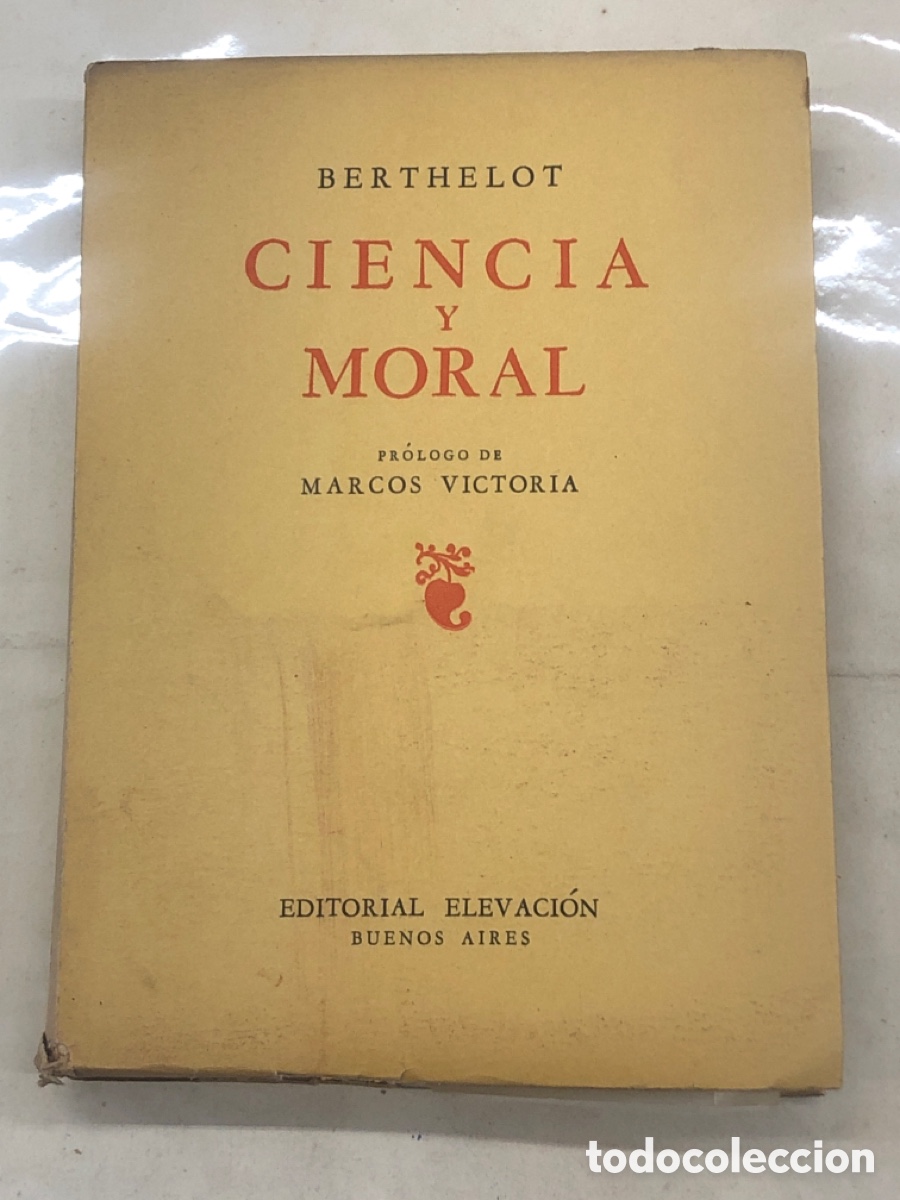 Libros: CIENCIA Y MORAL. - BERTHELOT. - Foto 1