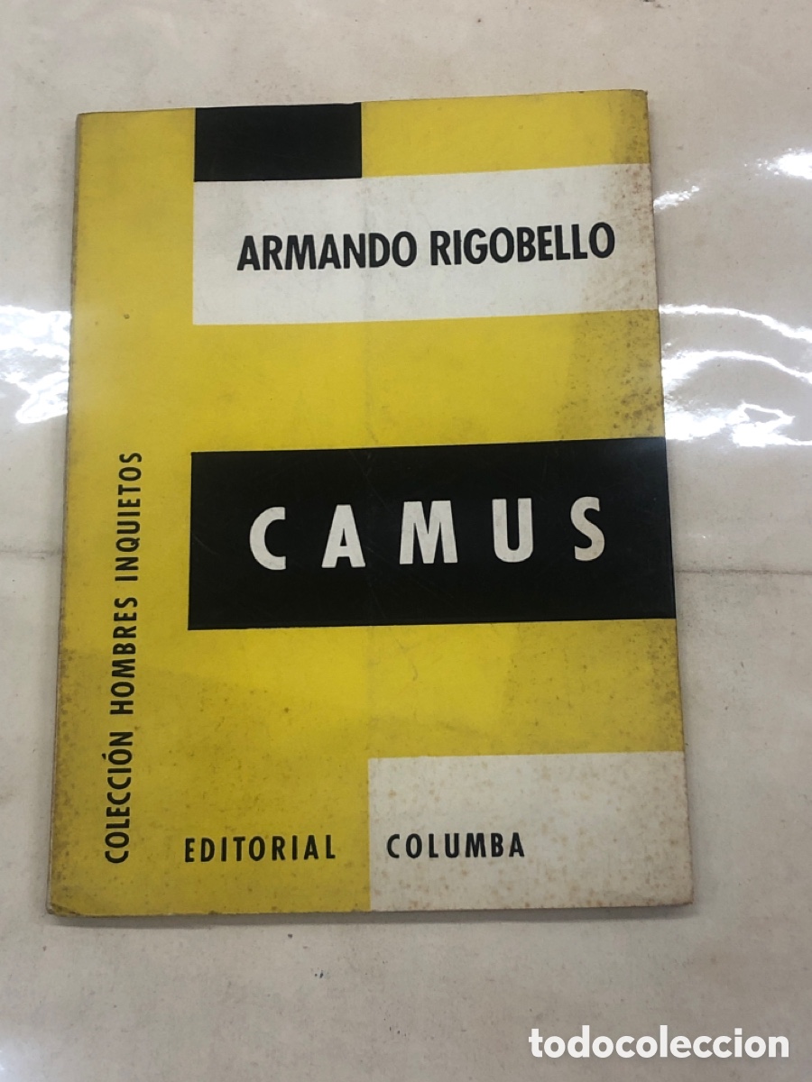 Libros: CAMUS. - RIGOBELLO, Armando. - Foto 1