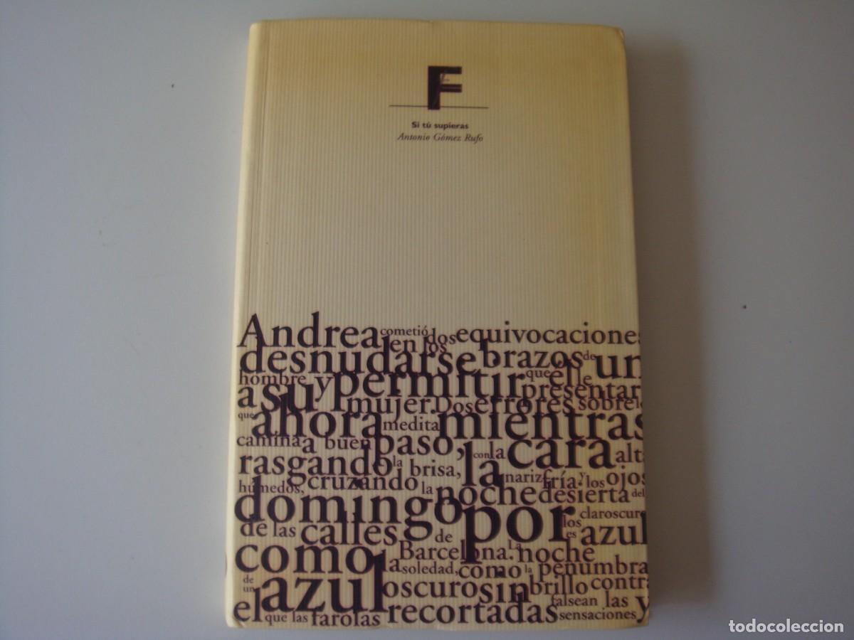 Libros: SU TU SUPIERAS ANTONIO GOMEZ RUFO - Foto 1