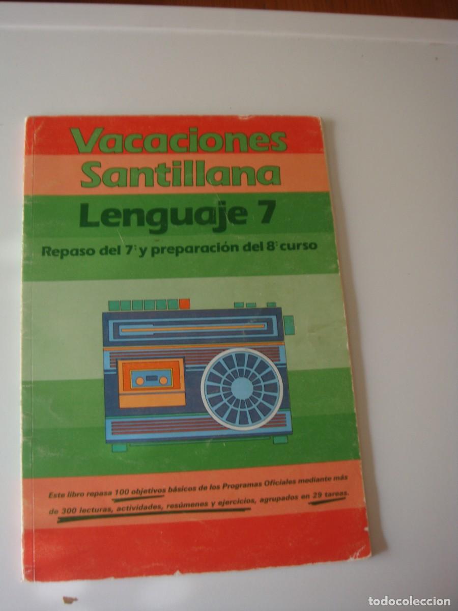 Libros: VACACIONES SANTILLANA LENGUAJE 7 - Foto 1
