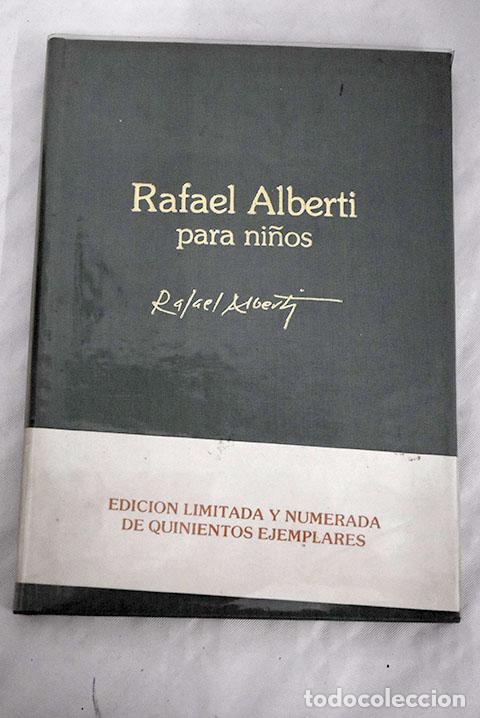 Libros: Rafael Alberti para ni&ntilde;os.- Alberti, Rafael - Foto 1
