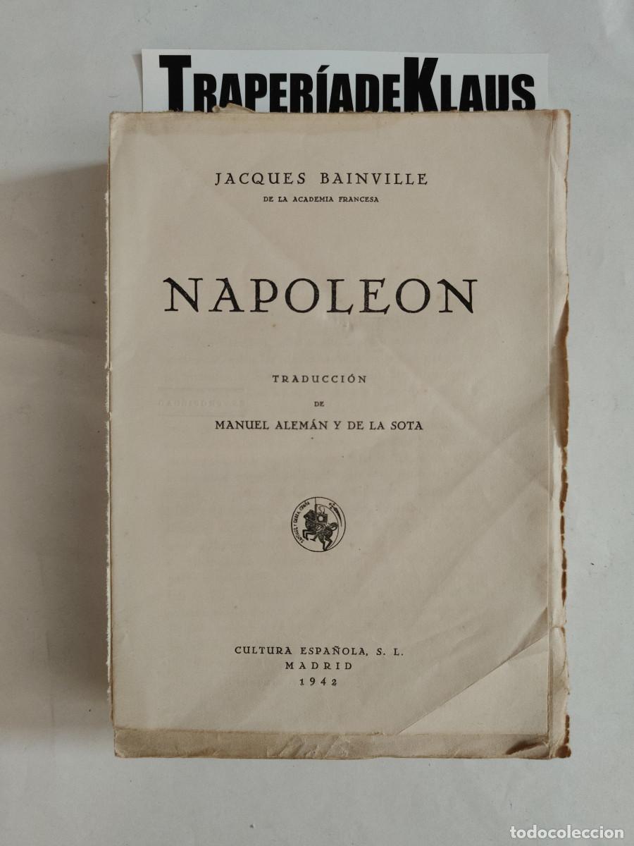 Libros: Napol&eacute;on.- Bainville, Jacques - tdk418 - - Foto 1