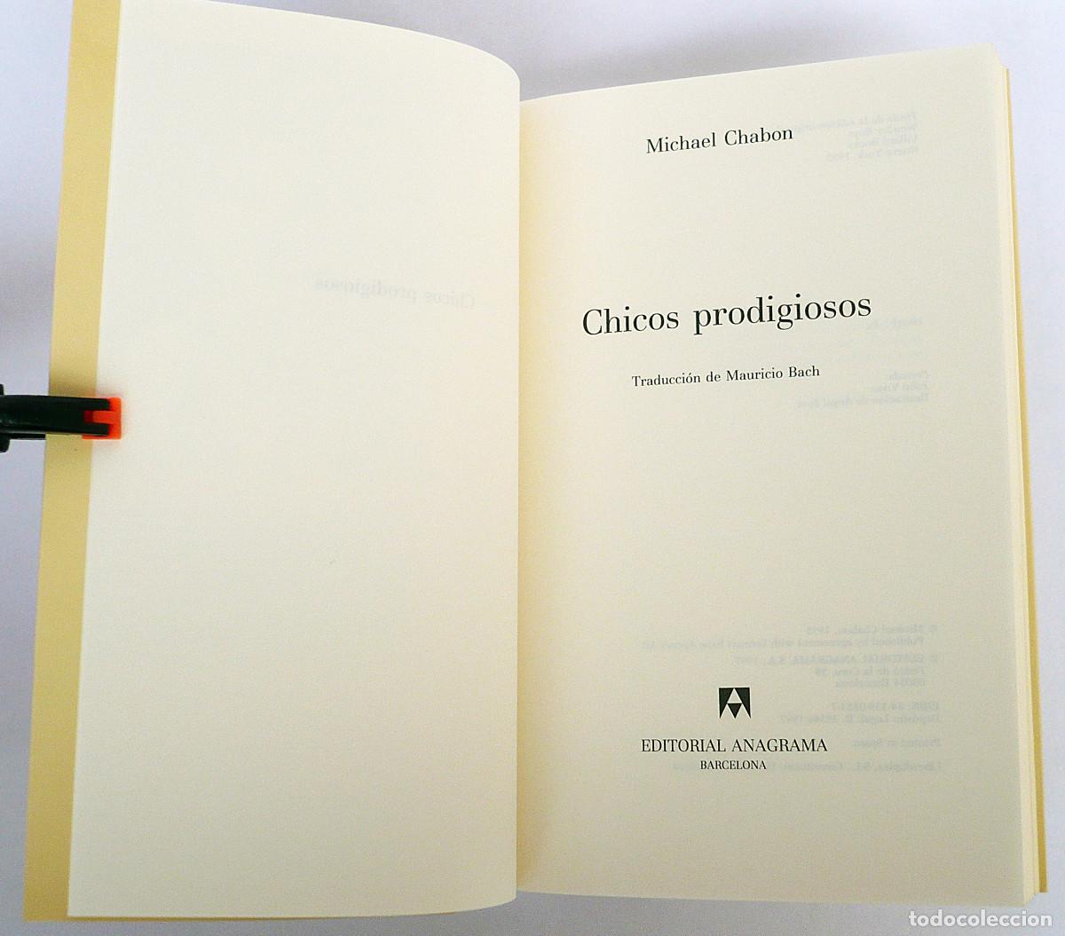 Libros: Chicos prodigiosos, Michael Chabon - Foto 3