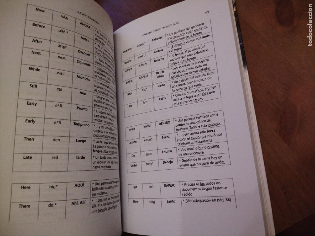 Libros: Aprende ingl&eacute;s en 7 d&iacute;as - Ram&oacute;n campayo - Foto 5
