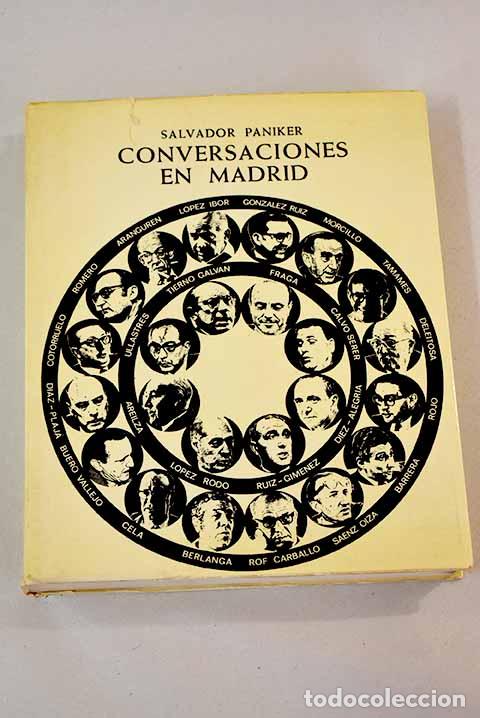 Libros: Conversaciones en Madrid.- P&aacute;niker, Salvador - Foto 1