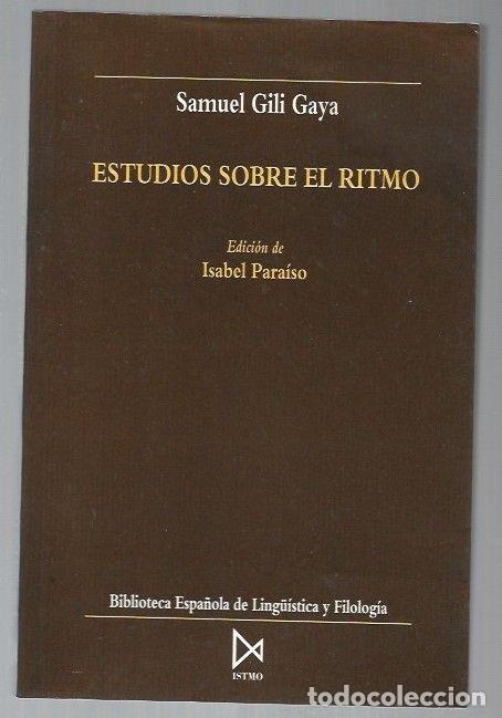 Libros: ESTUDIOS SOBRE EL RITMO - GILI GAYA, SAMUEL - Foto 1