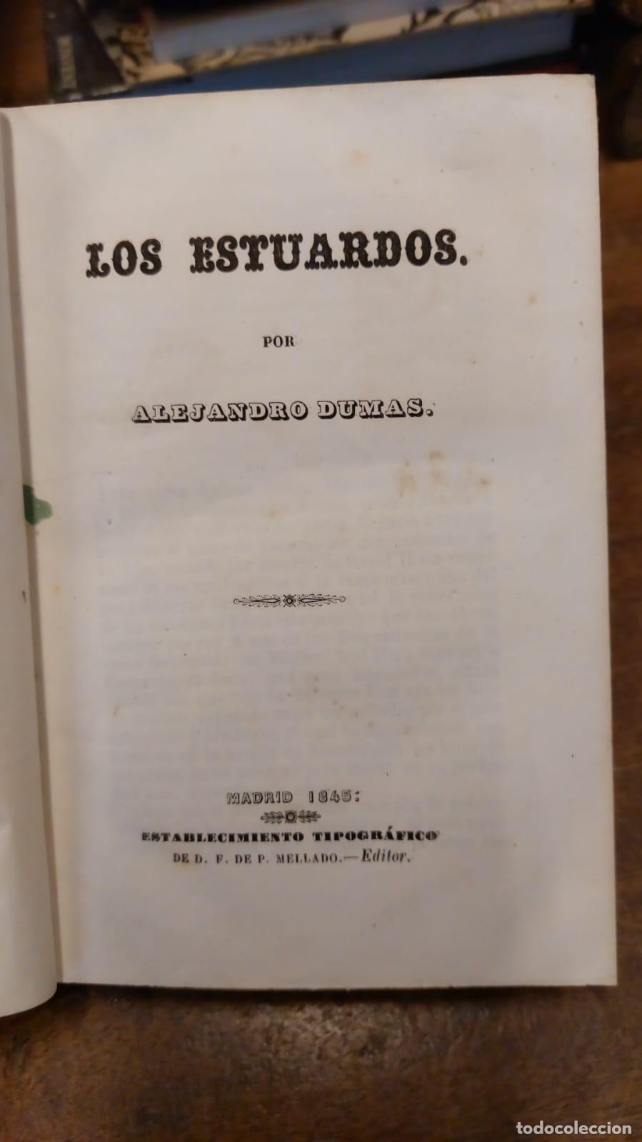 Libros: LOS ESTUARDOS. - DUMAS, Alejandro. - Foto 2