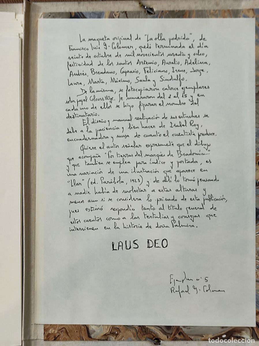 Libros: LA OLLA PODRIDA - Guti&eacute;rrez Colomer, Francisco Luis. - Foto 4