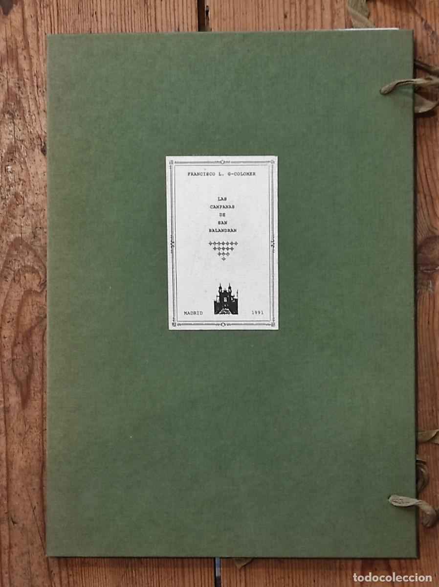 books: LAS CAMPANAS DE SAN BALANDR&Aacute;N - Guti&eacute;rrez Colomer, Francisco Luis.