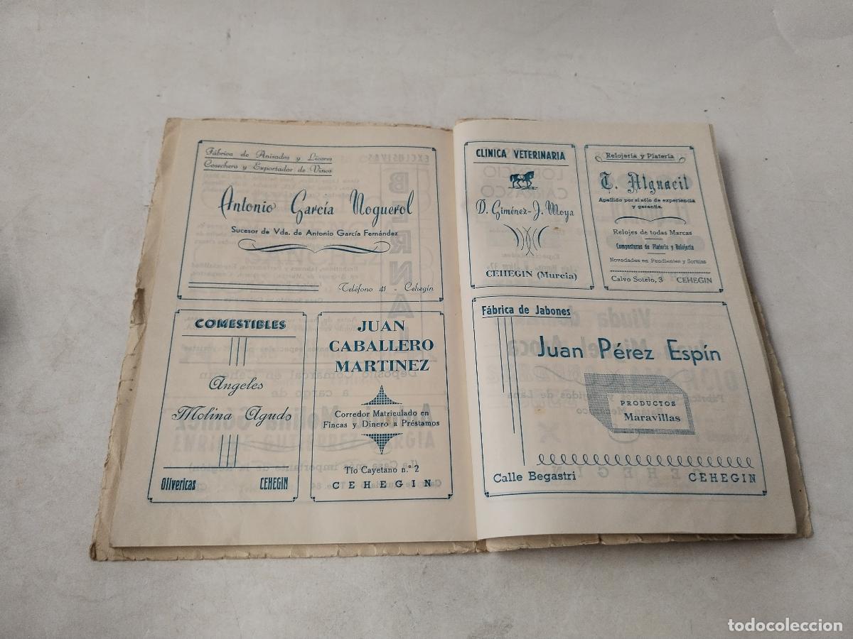 Libros: Programa De Las Fiestas De Ceheg&iacute;n 1953 - murcia - c145 - Foto 2