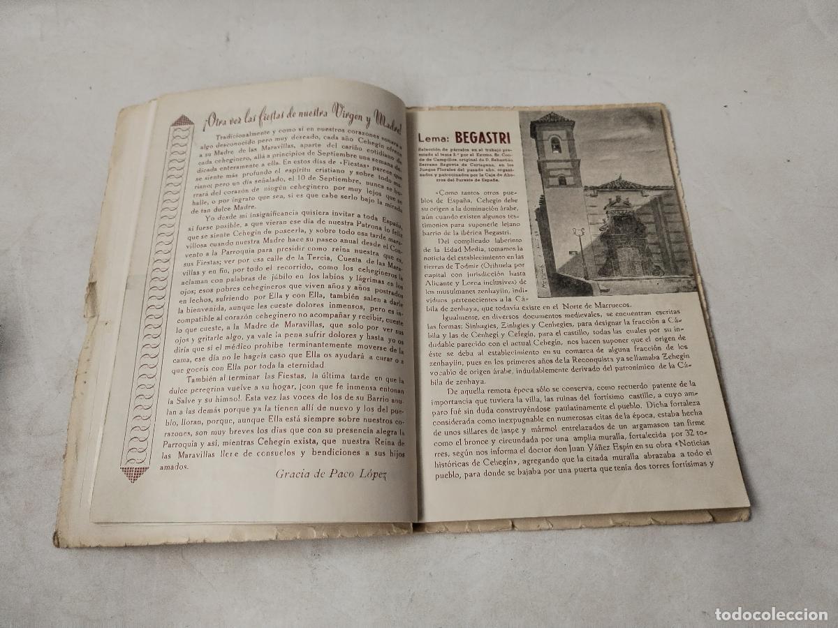 Libros: Programa De Las Fiestas De Ceheg&iacute;n 1953 - murcia - c145 - Foto 3