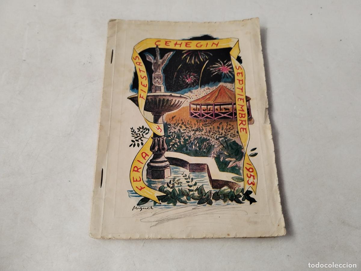 Libros: Programa De Las Fiestas De Ceheg&iacute;n 1953 - murcia - c145 - Foto 1