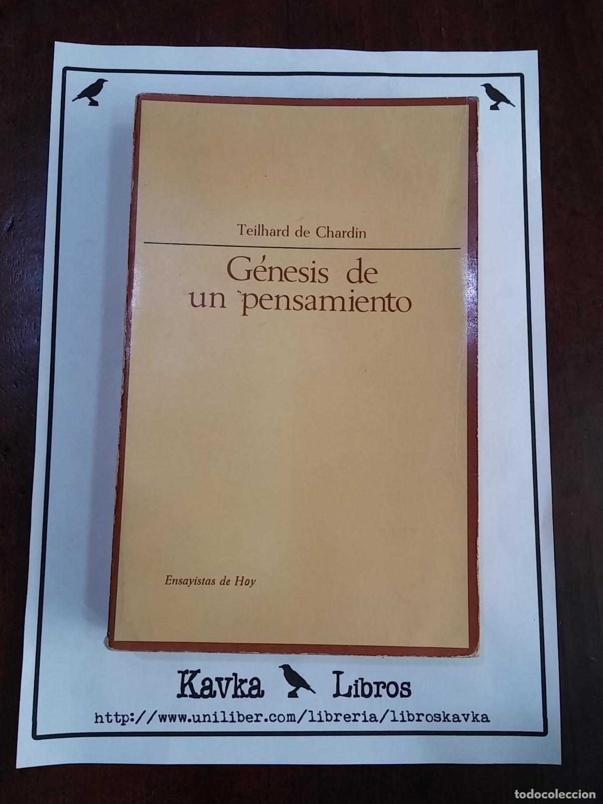 Libros: G&eacute;nesis de un pensamiento - Teilhard de Chardin - Foto 1