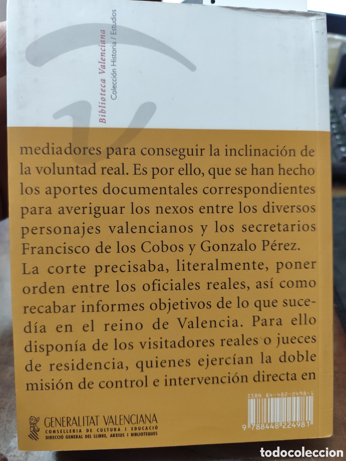 Libros: EL PODER SOBRE EL TERRITORIO. Valencia,1536-1550 - MARTI FERRANDO,Josep - Foto 2