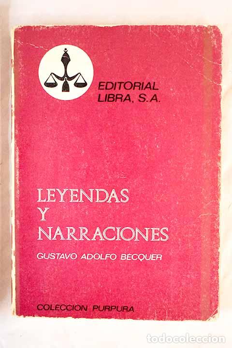 Libros: Leyendas: B&eacute;cquer, Gustavo Adolfo.- B&eacute;cquer, Gustavo Adolfo - Foto 1