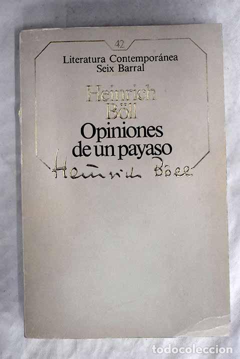 Libros: Opiniones de un payaso.- Boll, Heinrich - Foto 1