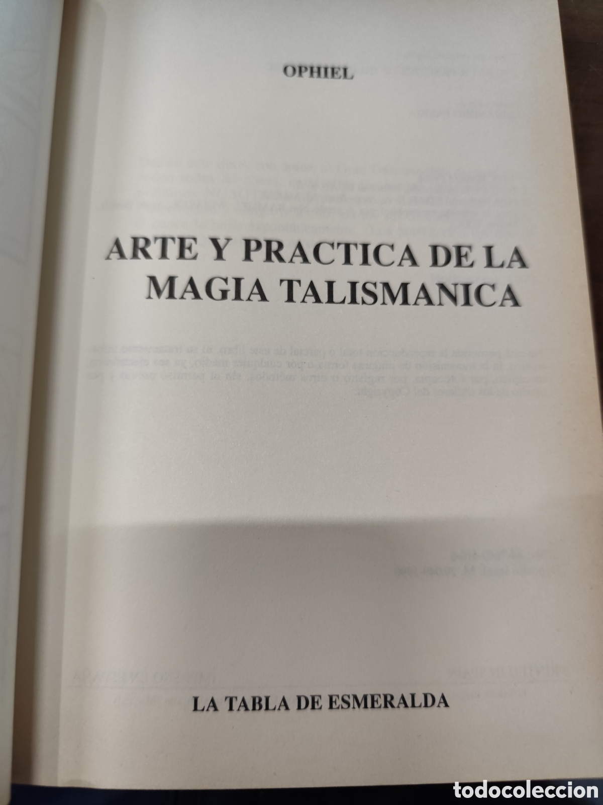 Libros: ARTE Y PRACTICA DE LA MAGIA TALISMANICA - OPHIEL - Foto 6