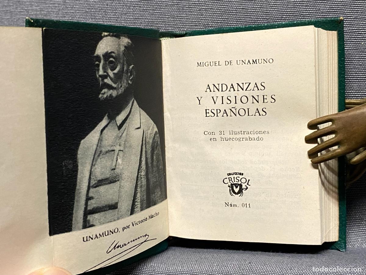 Libros: ANDANZAS Y VISIONES ESPA&Ntilde;OLAS (Crisol&iacute;n 11). - UNAMUNO, MIGUEL DE. - Foto 1