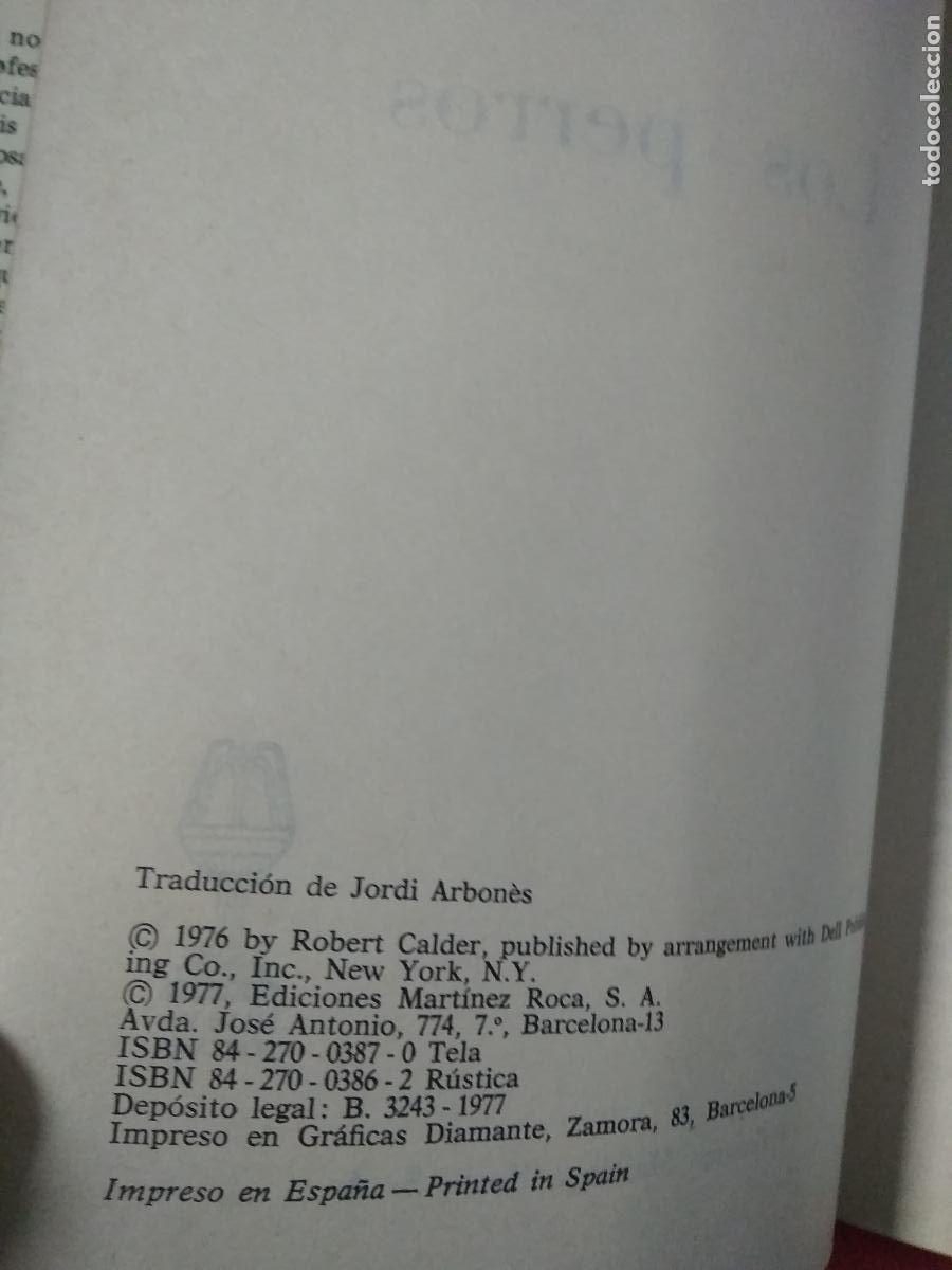 Libros: Los perros Robert Calder L.28105-502 - Foto 5