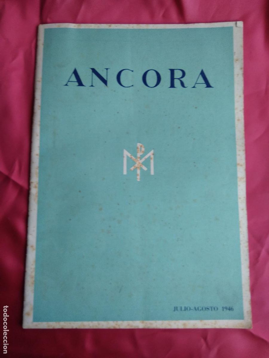 Libros: Ancora Julio-Agosto 1946 BA.1081 - Foto 1