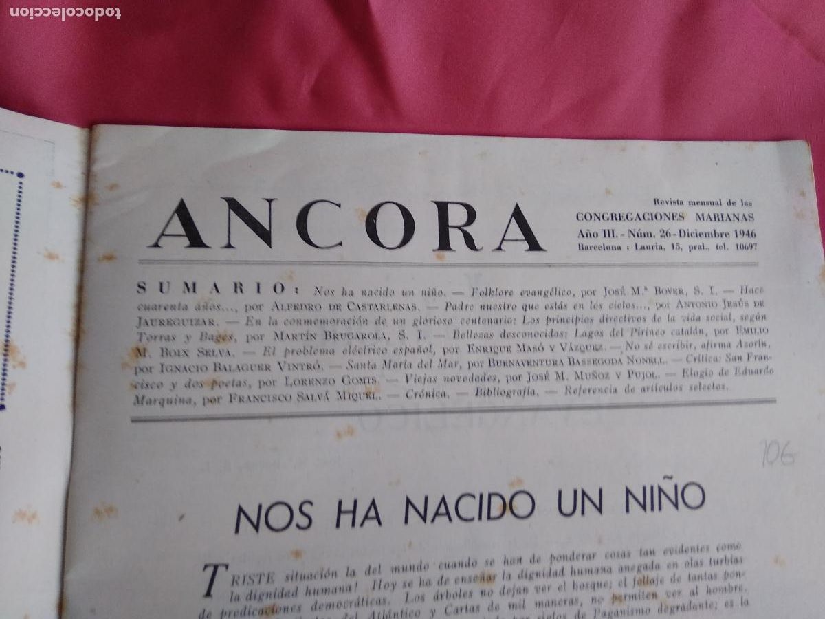 Libros: Ancora Diciembre 1946 BA.1083 - Foto 2