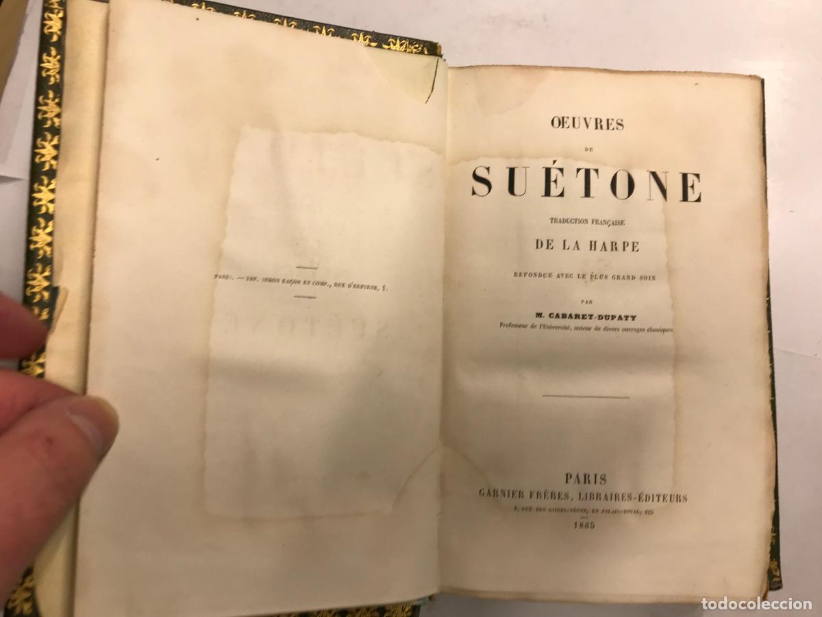 Libros: OEUVRES. - SU&Eacute;TONE. - Foto 4