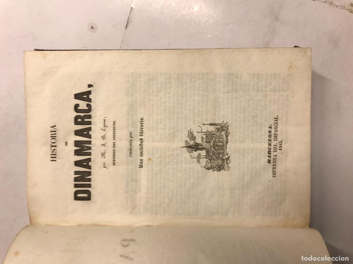Libros: HISTORIA DE DINAMARCA. (PANORAMA UNIVERSAL). (1845) - M.J.B. EYRIES. - Foto 2