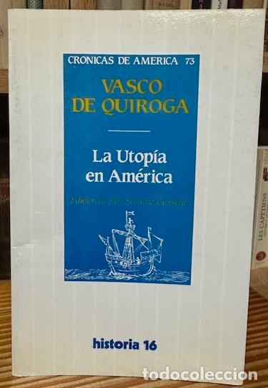 Libros: LA UTOPIA EN AMERICA - QUIROGA, Vasco de - Foto 1