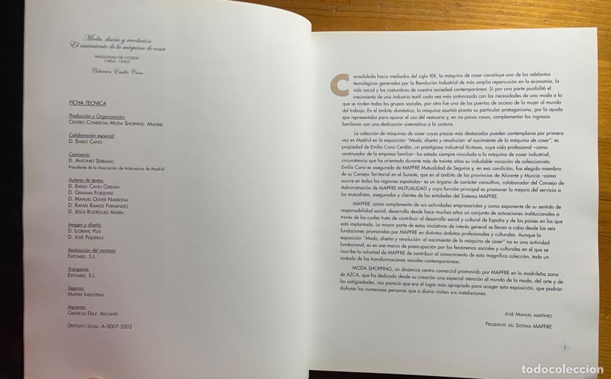 Libros: MAQUINAS DE COSER- GRAN CATALOGO- 1850 - 1930 - Foto 3