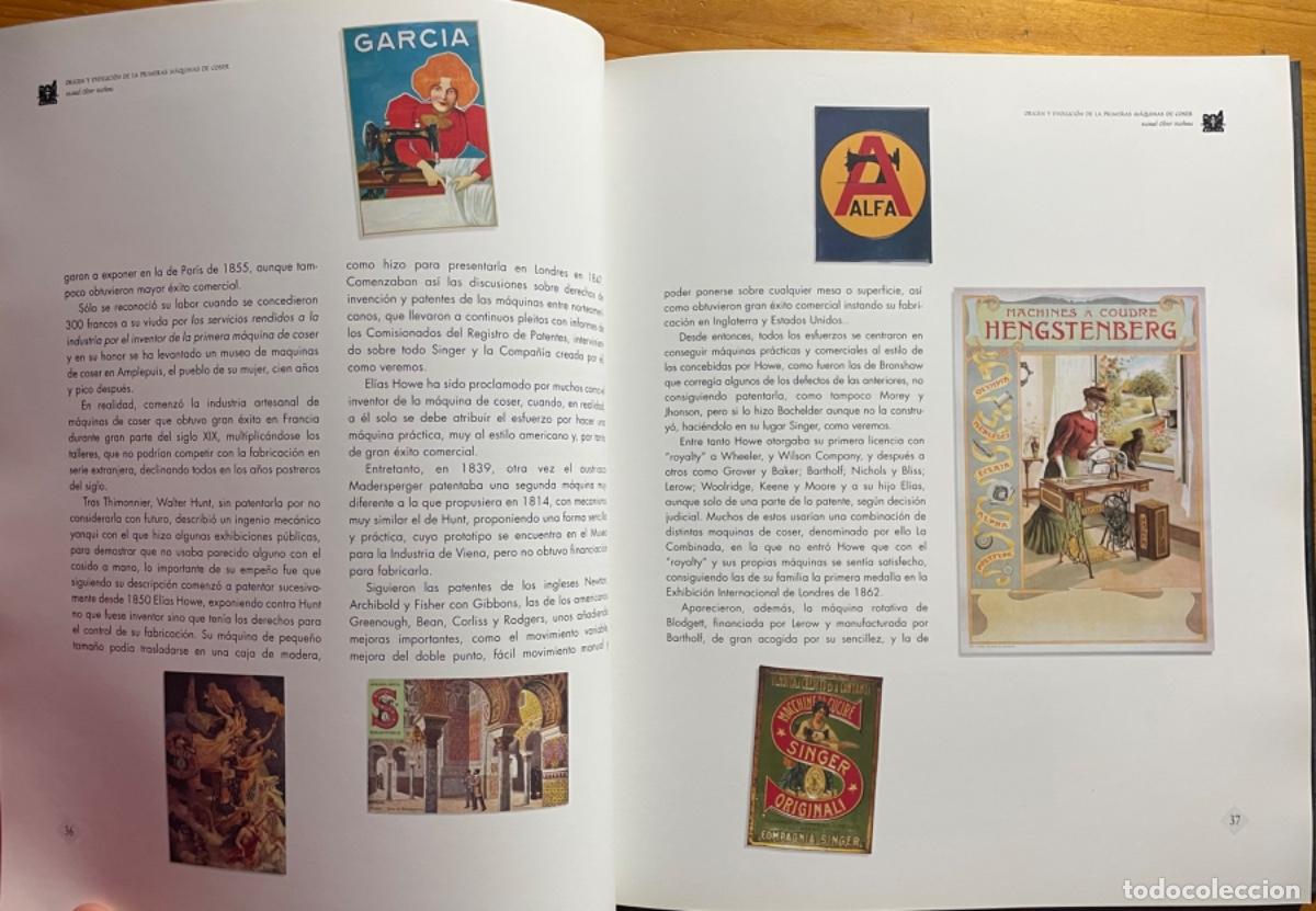 Libros: MAQUINAS DE COSER- GRAN CATALOGO- 1850 - 1930 - Foto 5