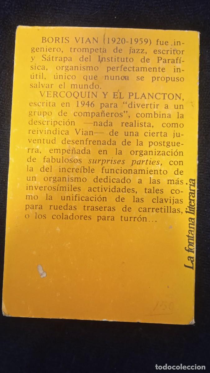 Libros: Verccoquin y el Plancton. - Foto 2