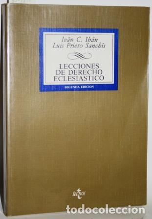 Libros: Lecciones de Derecho Eclesi&aacute;stico - IBAN, Iv&aacute;n C. & PRIETO SANCHIS, Luis - Foto 2
