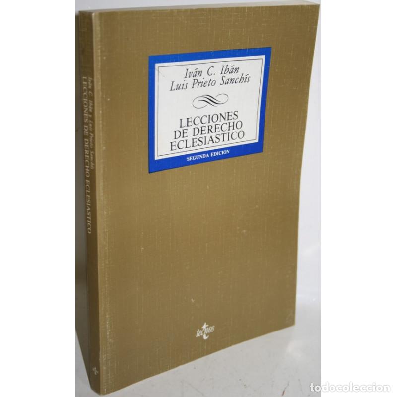 Libros: Lecciones de Derecho Eclesi&aacute;stico - IBAN, Iv&aacute;n C. & PRIETO SANCHIS, Luis - Foto 1