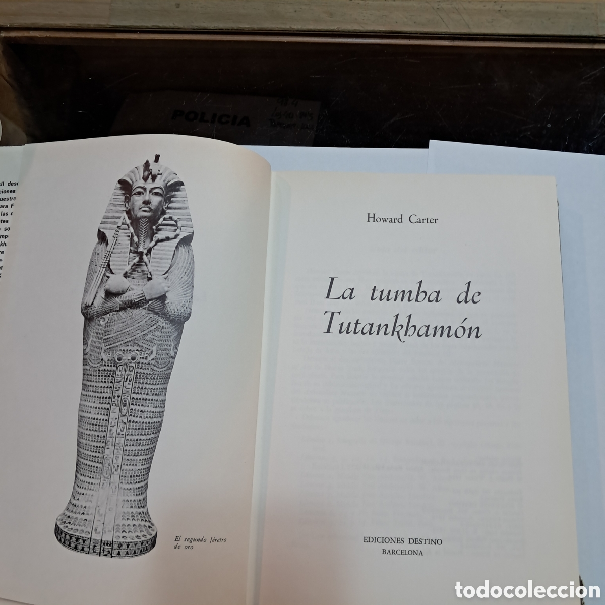 Libros: Howard Carter, La tumba de Tutankhamon,.Editorial Destino,1954 - Foto 2