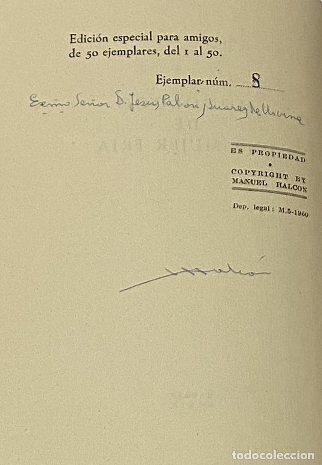Libros: HALC&Oacute;N, Manuel. - Mon&oacute;logo de una mujer fr&iacute;a. - Foto 1