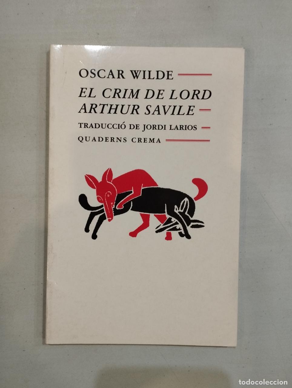Libros: Oscar Wilde - El crim de Lord Arthur Savile - Foto 1