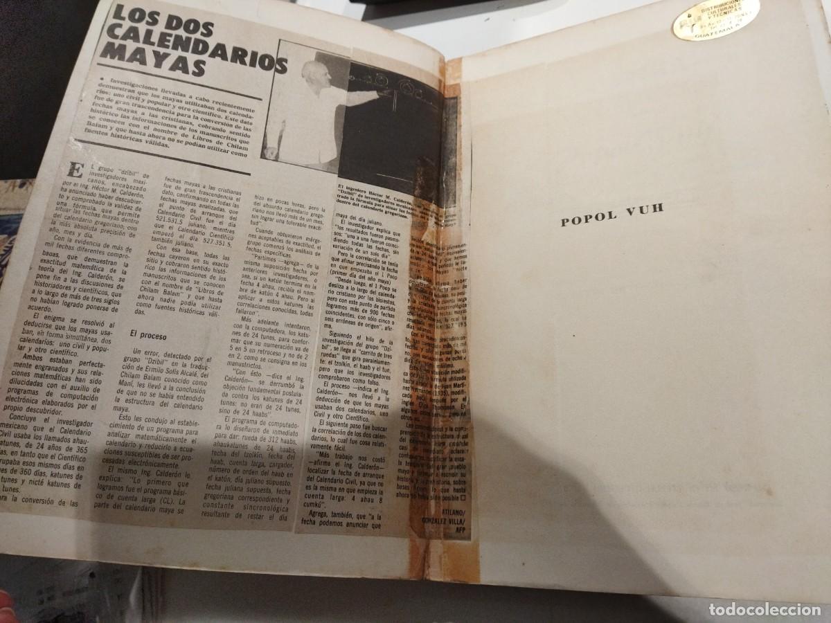 Libros: POPOL VUH - XIMENEZ, FRAY FRANCISCO - Foto 3