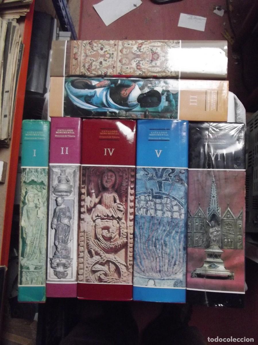Libros: CATALOGO MONUMENTAL DIOCESIS DE VITORIA 7 TOMOS