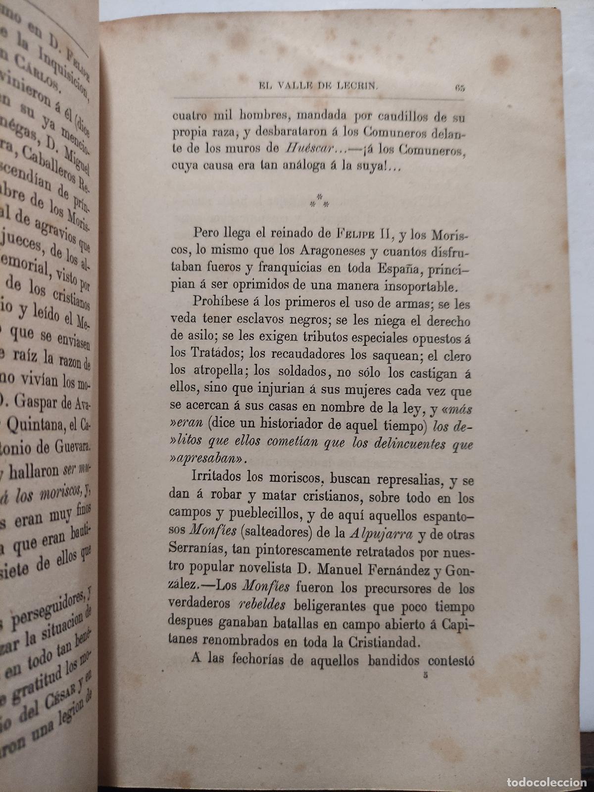 Libros: LA ALPUJARRA - D. PEDRO ANTONIO DE ALARCON - Foto 5