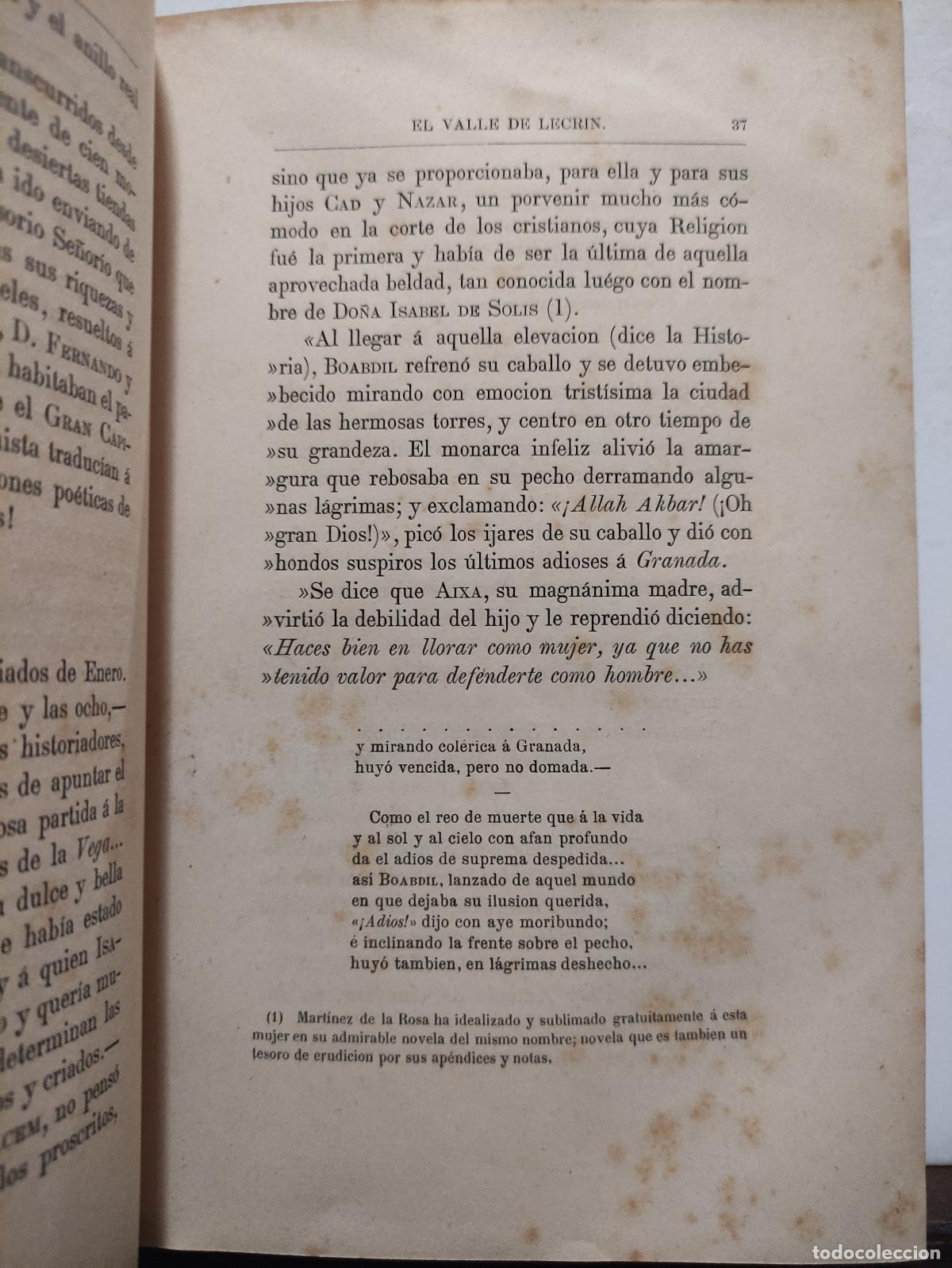 Libros: LA ALPUJARRA - D. PEDRO ANTONIO DE ALARCON - Foto 6