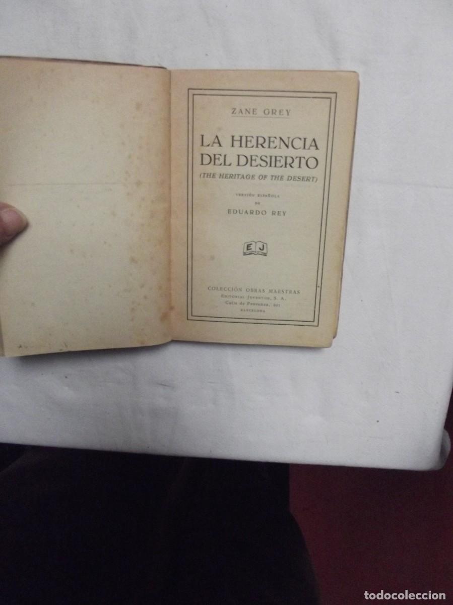 Libros: LA HERENCIA DEL DESIERTO DE ZANE GREY - Foto 1