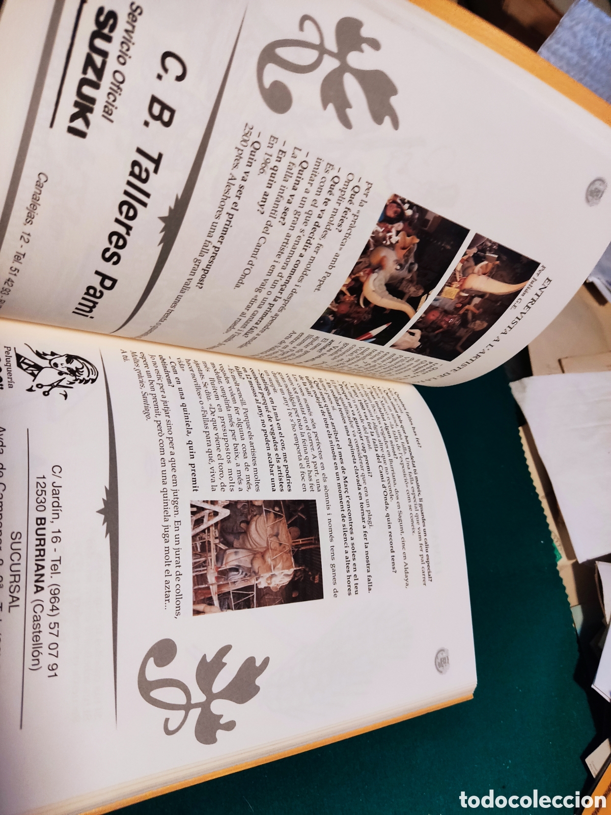 Libros: Libro programa de fiestas Falla Cam&iacute; de onda 1996 Burriana - Foto 9