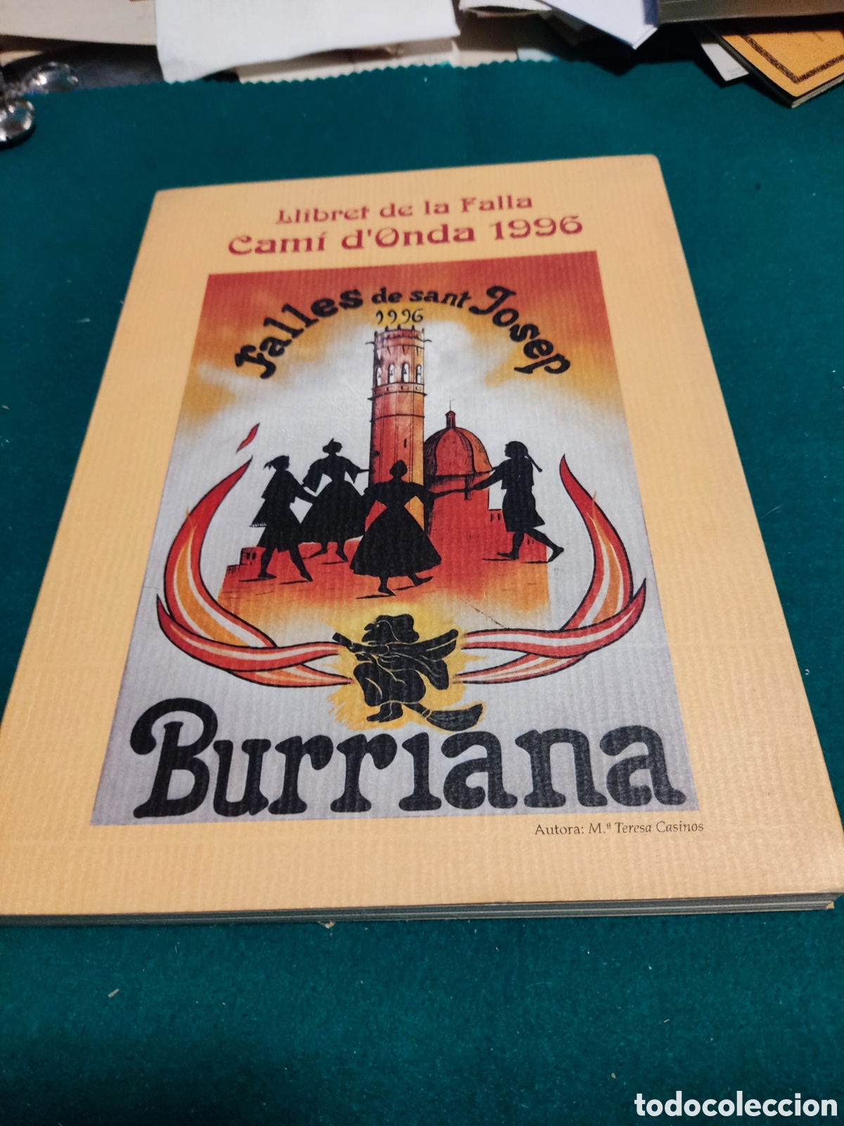 Libros: Libro programa de fiestas Falla Cam&iacute; de onda 1996 Burriana - Foto 1