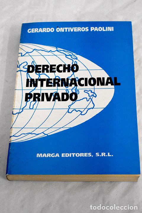 Libros: Derecho Internacional privado.- Ontiveros, Gerardo - Foto 1