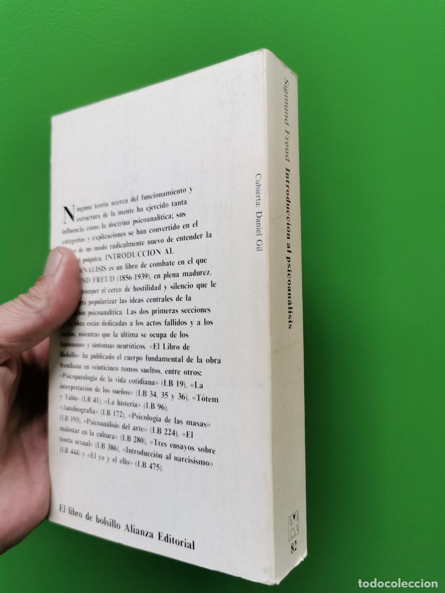 Libros: SIGMUND FREUD INTRODUCCION AL PSICOANALISIS ALIANZA EDITORIAL - Foto 2