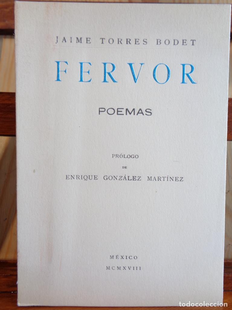 Libros: FERVOR. Poemas. - JAIME TORRES BODET - Foto 1