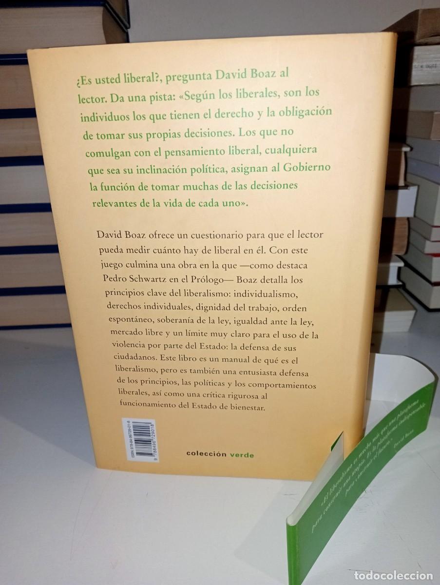 Libros: Liberalismo. David Boaz - Foto 3