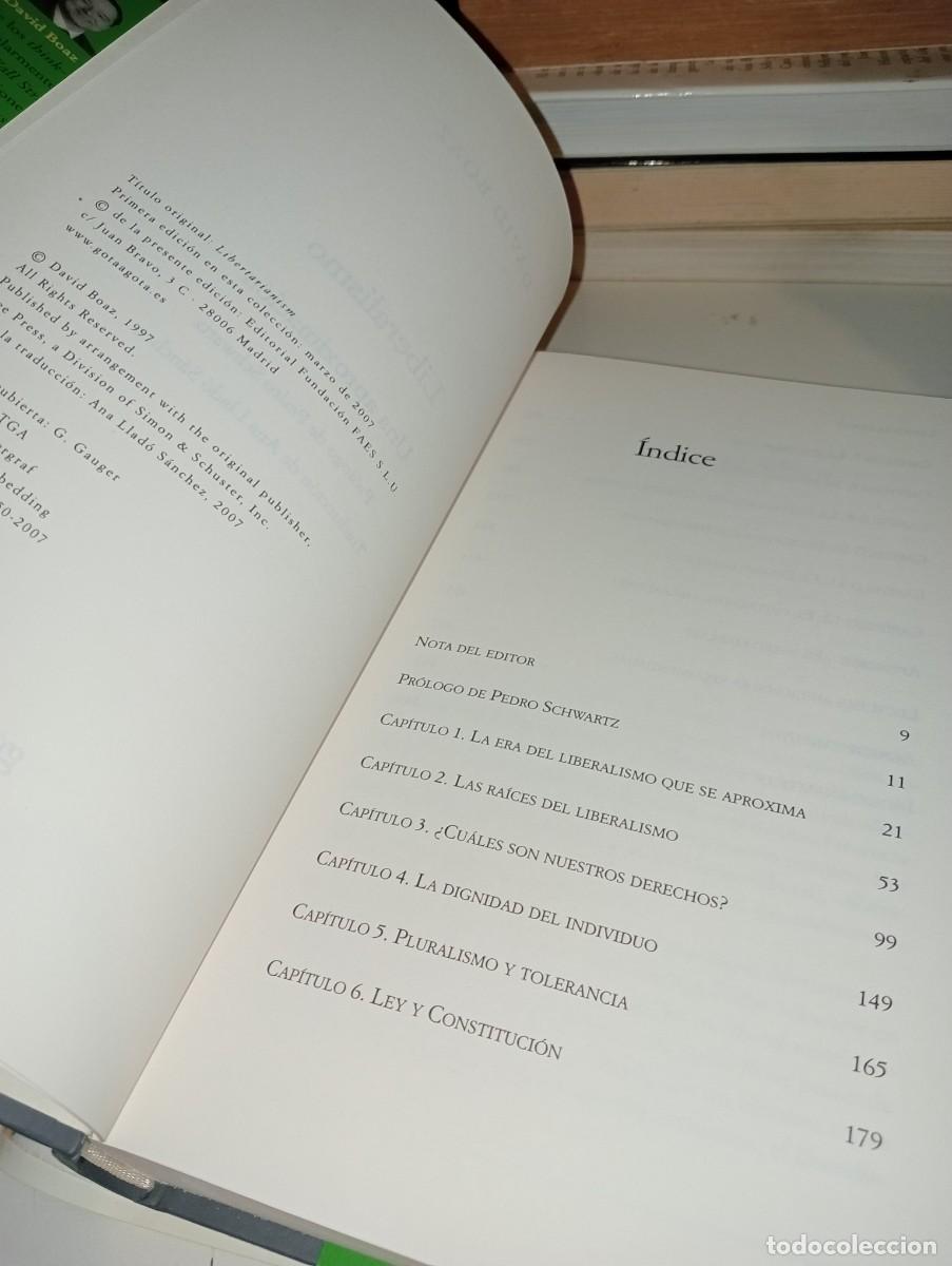 Libros: Liberalismo. David Boaz - Foto 4